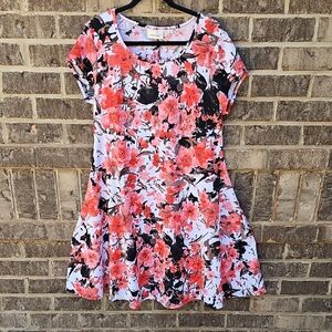 The Avenue Skater Short Sleeve Dress Size 14/16
